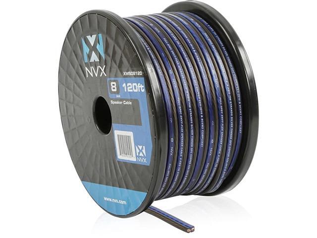 Professional Grade OFC 8 Gauge True Spec Speaker Cable 120 Ft 100 OxygenFree Copper XWS08120