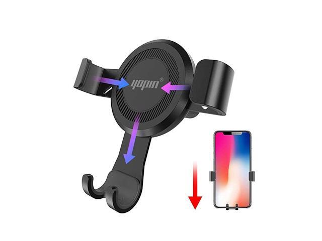 Mount Phone Holder Automatic Gravity Locking Universal Air Vent Cell Phone Holder Compatible with iPhone X/8/7/ Google and More