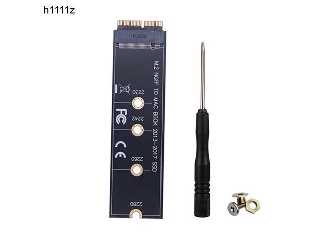 M2 NVME SSD Adapter Converter for MacBook Air 2013 2014 2015 2017 A1465 A1466 Pro A1398 A1502 A1419 2230-2280 NVME/AHCI M2 SSD