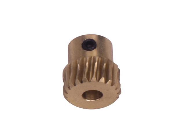 1pair 05 Modulus Small Reduction Ratio of 1:10 Motor Output Copper Worm Wheel Gear For DIY