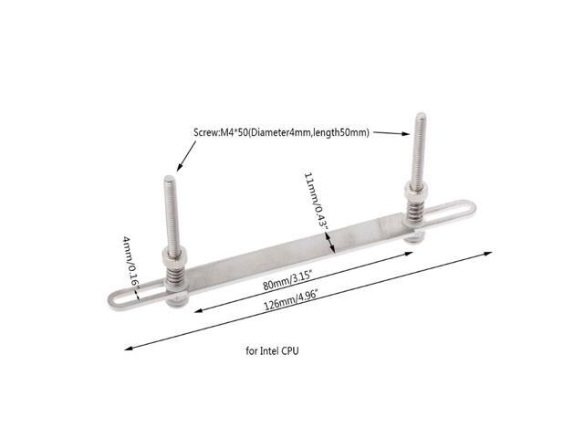 1 Set Stainless Steel Water Cooling Waterblock Buckles Screw M4*50 For Intel CPU