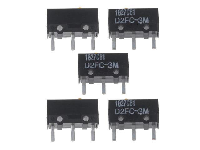 5Pcs Original OMRON D2FC-3M 074N Yellow Dot Mouse Micro Switch Universal with 7N 10m 20m OF