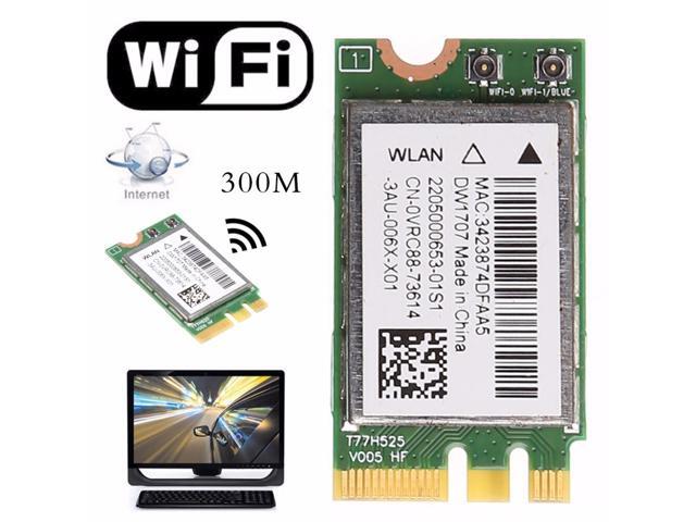 300M Wireless Bluetooth V40 NGFF WIFI WLAN Card For Dell DW1707 VRC88 Qualcomm Atheros QCNFA335