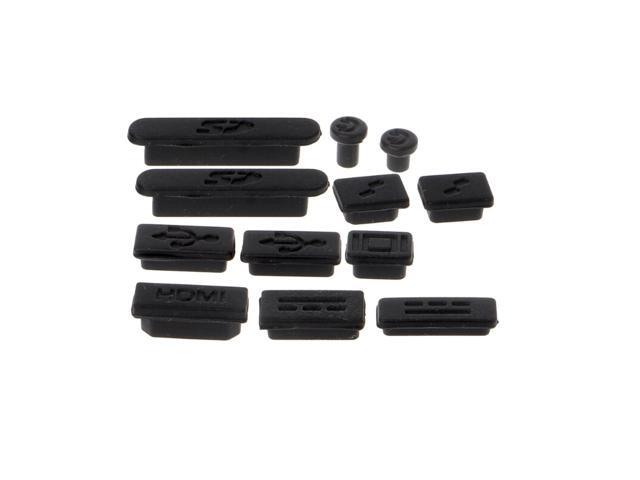 12Pcs/Set Silicone Anti-Dust Plug Stopper Kit For Macbook Air Pro Retina 11' 13' 15'