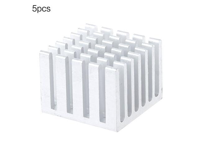 5Pcs/Set 20x20x15mm Cooling Heatsink CPU GPU IC Chip Aluminum Heat Sink Radiator