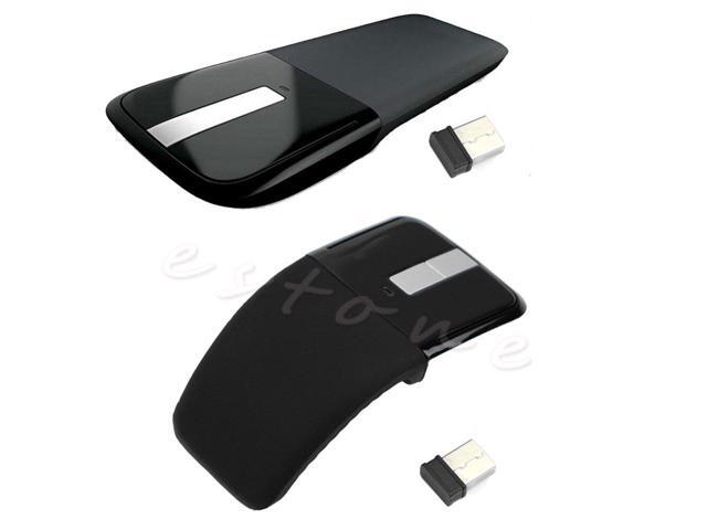 1Pc 24GHz Arc Touch Wireless Optical Mouse Mice With USB Receiver For PC Laptop