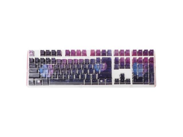 104 Keys OEM PBT Keycaps Full Set Mechanical Keyboard Keycaps PBT Dye-Sublimation Cherry Blossom Keycaps