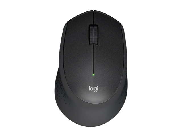 Logitech - M330 Silent Plus 1000 DPI Wireless Mouse - Black - Grade A