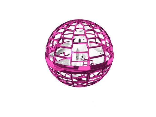 Flynova Pro Flying Ball Spinner with Magic Controller Dynamic RGB Lights Double Pass RC Drone Quadcopter-Pink/Only Flying Ball