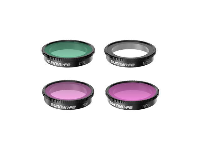 Sunnylife for Insta360 GO 2 Camera Filter ND Dimming MCUV CPL Lens Accessories-MCUV+CPL+ND4+ND8