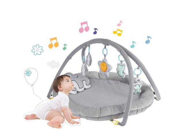 Baby Mat Playmat Baby Gym Music Crawling Mat Crawling Blanket Early Educational Soft Cotton Playmat