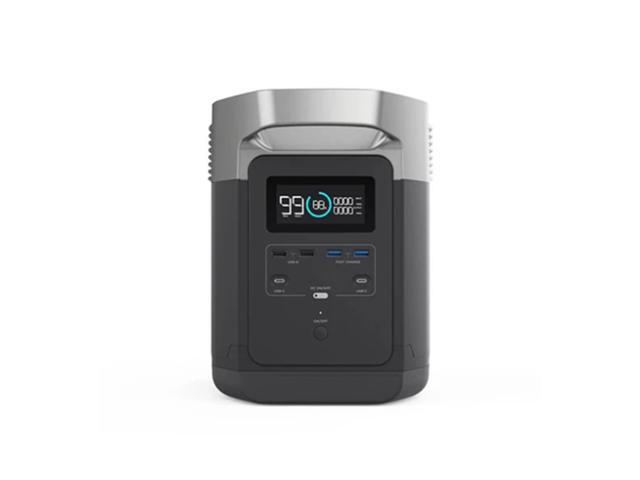 ECOFLOW Portable Power Station 1260Wh (504V) AC Energy Storage Supply Charging for RC Drone Outdoor Emergency Camping-EU Plug