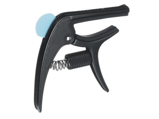 GGC-02 Guitar Capo Guitar Pickup Electric Guitar Capo For Acoustic Guitar Bass Ukulele Clamp Capo Gold Black Parts Accessories-Black