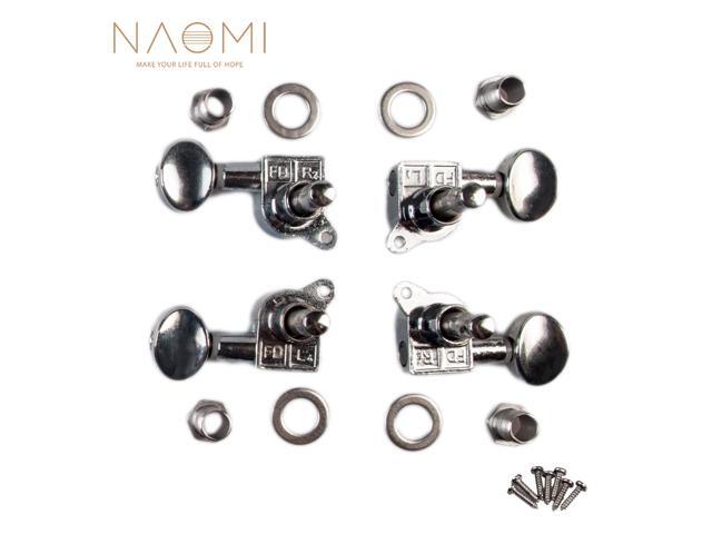 NAOMI 2R2L Universal Ukulele Tuning Pegs 4 String Guitar Tuning Pegs Machine Heads Tuners Ukulele Parts & Accessories