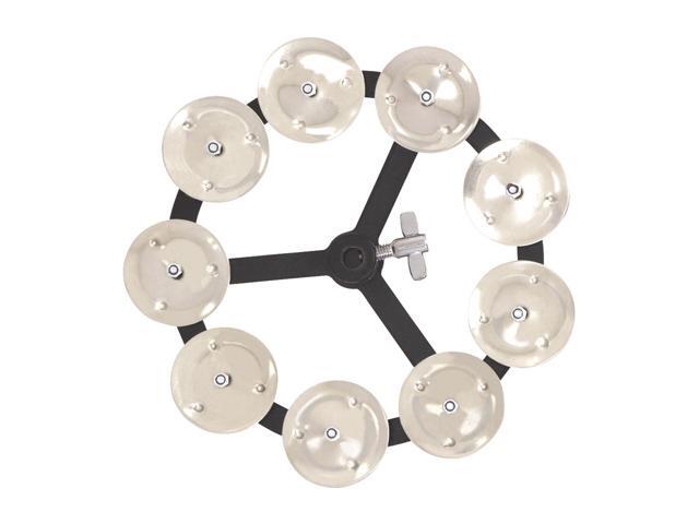 Metal Trample Bell Hi-Hat Rattle Foot Bell Musical Tool Parts Copper Tambourine Diameter 165MM