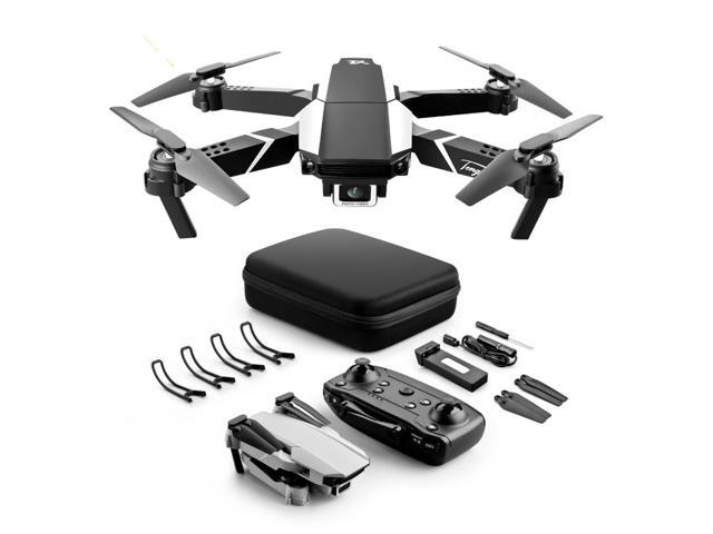 S62 WIFI FPV with 4K Dual Camera Switch Gravity Sensor Altitude Hold Mode 12mins Flight Time Foldable RC Quadcopter Drone RTF-One Battery/Grey/4K