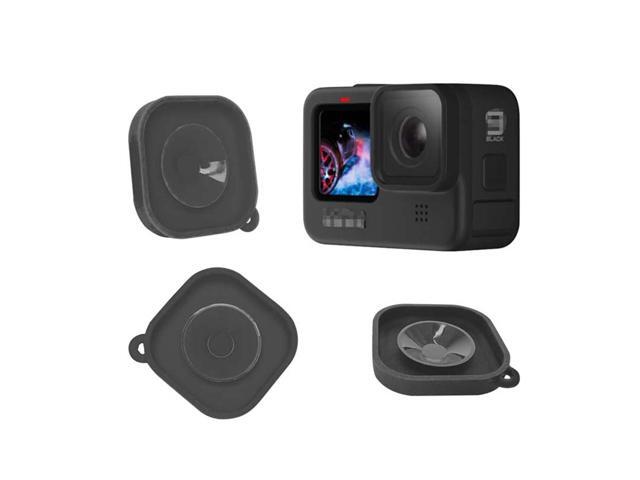 Silicone Camera Lens Protective Cover 4x4x1cm Black For Gopro Hero 9 FPV Camera