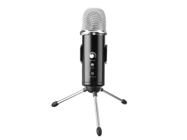 U18 USB Condenser Microphone with 4 Voice Changes and Echos Changes