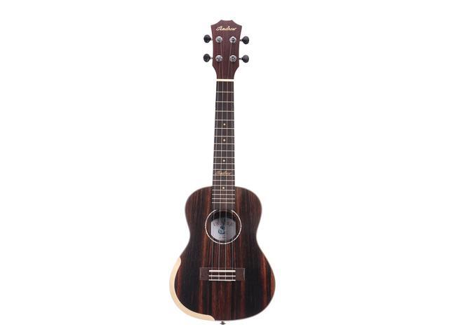 Andrew 23 Inch Ebony Ukulele for Guitar Player Brithday Gifts