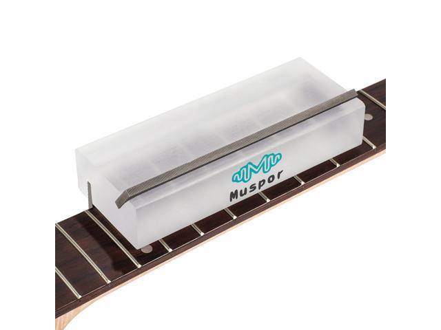 Muspor 2 in 1 35° and 90° Guitar Fret Bevel File Guitar Repair Tools for Guitar Accessories
