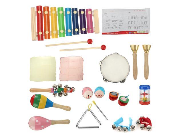 21PCS Percussion Xylophone Set Kid Baby Toddler Musical Instrument Toys Band