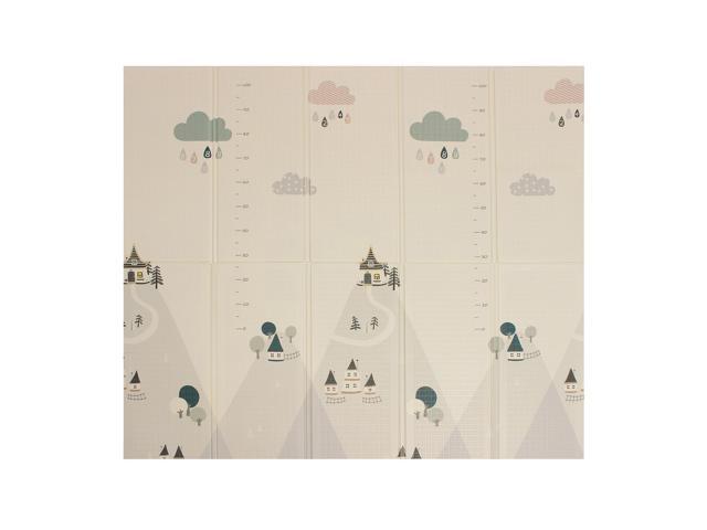 200x180cm Foldable Cartoon Baby Play Mat Xpe Puzzle Children's Mat Baby Climbing Pad Kids Rug Baby Games Mats Toys for Children-Type A