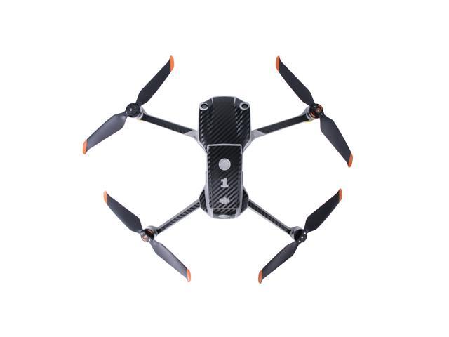 Sunnylife PVC Stickers Drone & Arm & Battery & Remote Controller Whole Set Stickers for DJI Mavic Air 2S-Black Grain
