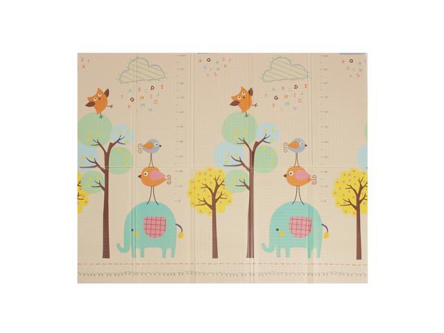 200x180cm Foldable Cartoon Baby Play Mat Xpe Puzzle Children's Mat Baby Climbing Pad Kids Rug Baby Games Mats Toys for Children-Type E