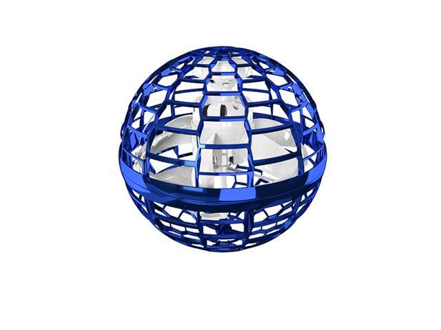 Flynova Pro Flying Ball Spinner with Magic Controller Dynamic RGB Lights Double Pass RC Drone Quadcopter-Blue/Only Flying Ball