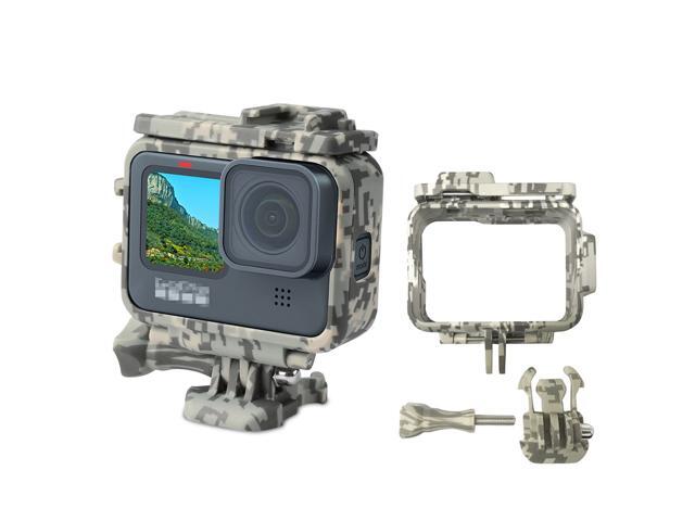 Camouflage Cold Shoe Camera Mount Holder Seat Protective Case for GoPro 9 FPV Action Camera