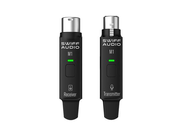 SWIFF Audio M1 Wireless Microphone Adapter System 24 GHz Digital Transmission Technology Dynamic Microphone with Any Cassette Interface