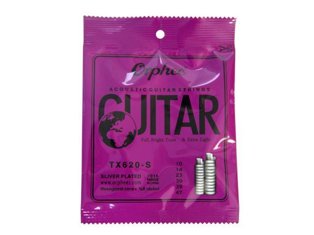 ORPHEE TX620-S Silver Plated Acoustic Guitar Strings
