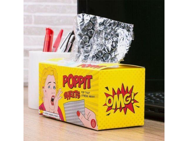 Poppit Sheets Decompression Artifact Bubble Paper Tissue Paper Vent Decompression Toy Bubble Film