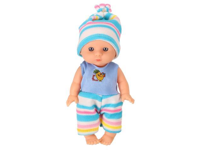 Simulation Baby 3D Creative Cute Doll Play House Toy Doll Vinyl Doll Gift-004