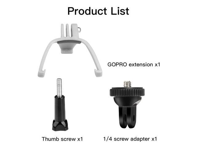 RCSTQ Camera Fixing Mount Adapter Bracket for Gopro Camera DJI FPV Combo 3D Printing Accessories-for 1/4 inch adapter