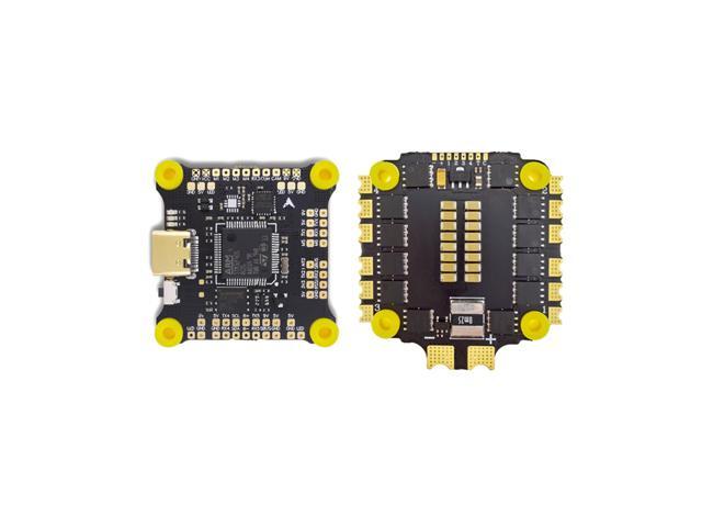 305*305mm HAKRC F405 60A Stack 3-6S Flight Controller Betaflight 410 MATEKF405 BLHeli 32 ESC Compatible with DJI Air Unit-Lemon Yellow
