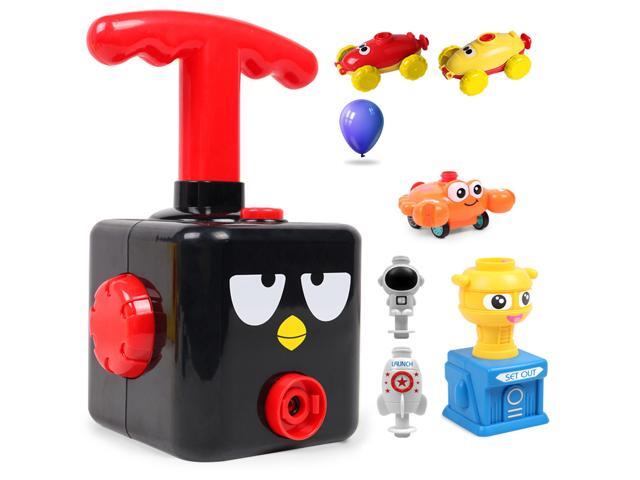 NEW Fun Inertia Balloon Powered Car Toys Aerodynamics Inertial Power Kids Gifts