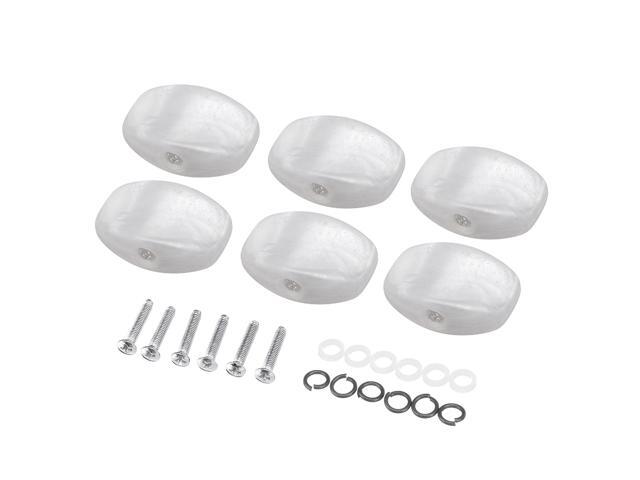 6PCS Wood Texture Guitar Tuning Pegs Tuners Machine Heads Replacement Button Knob