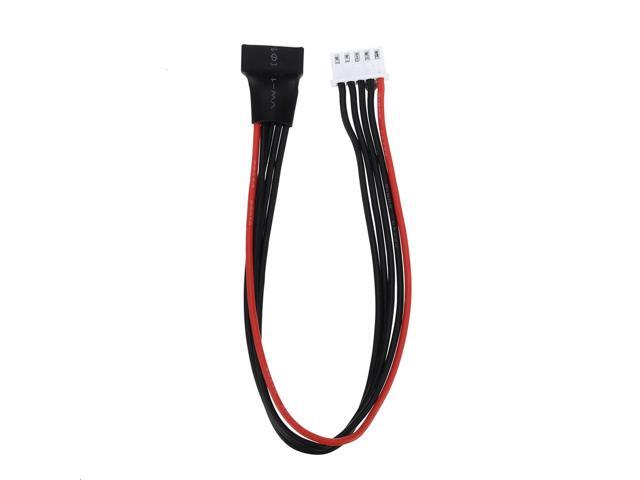 5 PCS LiPo Battery Balance Charging Extension Wire Silicone Cable 22AWG 20cm 2S 3S 4S 6S Lipo Battery for RC Drone FPV Racing-4S
