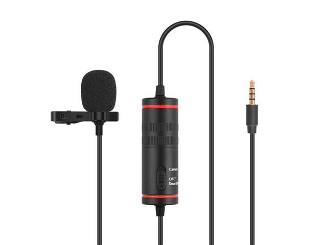 8m Lavalier Microphone for SLR Camera/Recorder/Mobile Phone/DJI Osmo Action Sports Camera-OSMO ACTION Subsidiary Factory Audio Adapter & Lavalier