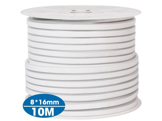 220V LED Strip 8*16mm RGB Neon Flex Rope Light 1/5/10M Waterproof LED Tape 5050 LED Neon Flex Tube IP65 String Lamp Multi Color for Home DIY