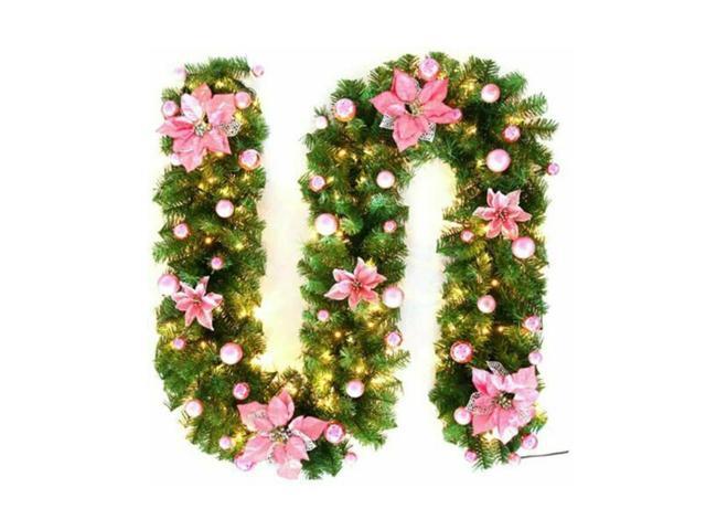 27m Christmas Tree Wreath Door Hanging Garland Window Ornament Xmas Party Decor Christmas Decorations Clearance Christmas