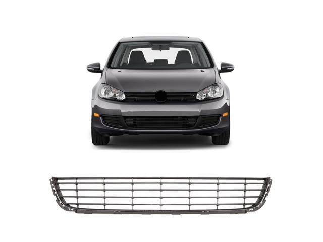 VW MK6 2009-2012 Front Lower Centre Bumper Grille Black Insurance Approved