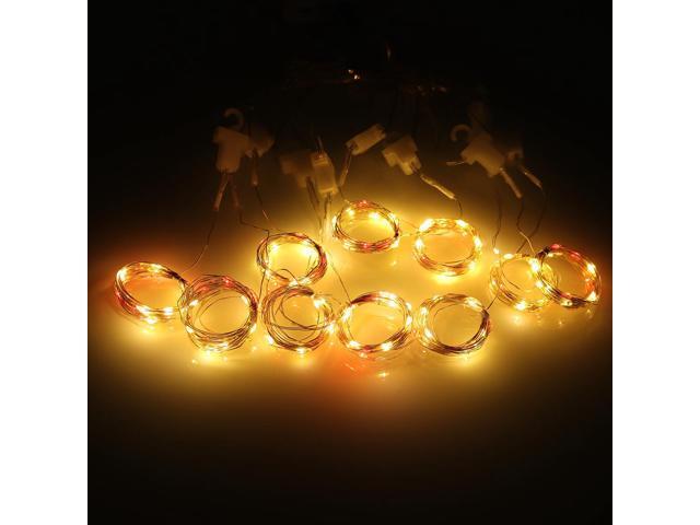 100/200/300 LED Window Curtain Lights USB Waterproof Fairy String Lights Decorative Christmas Twinkle Lights for Bedroom Parties Wedding Backdrop