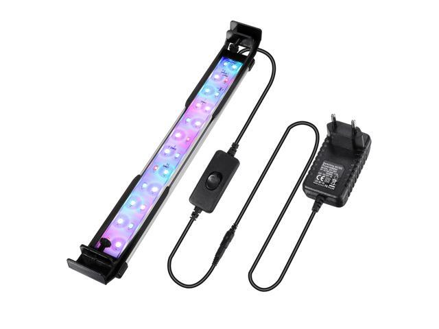 32CM 24LED RGB Aquarium Fish Tank Light 2 Modes Double Drainage Water Grass Lamp-EU Plug