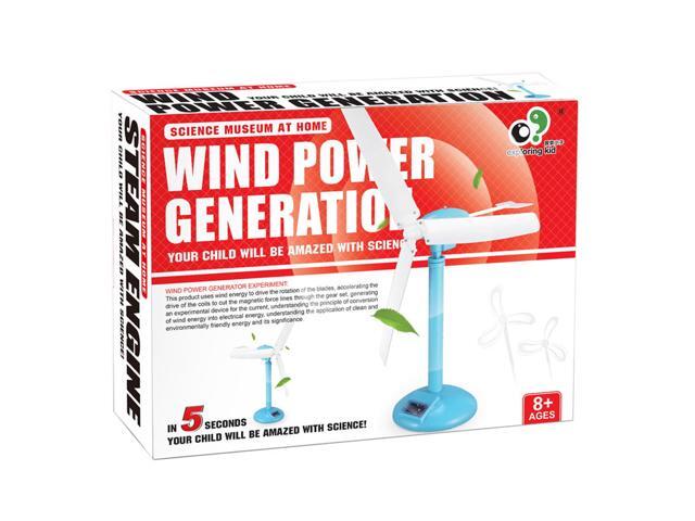 Exploring Kid EK-D017 Creative DIY Assembly Wind Power Generator Science Experiment Model Early Education Toy