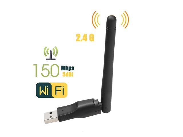 WIFI USB Adapter MT7601 150Mbps USB 20 WiFi Wireless Network Card 80211 B/g/n LAN Adapter With Rotatable Antenna