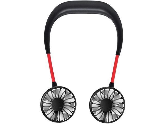 TUZECH Portable Neck Fan Hand Free Personal Fan Wearable Portable Neckband Mini Fan Lazy Neck Hanging Cooling Mini Fan USB Rechargeable Neckband