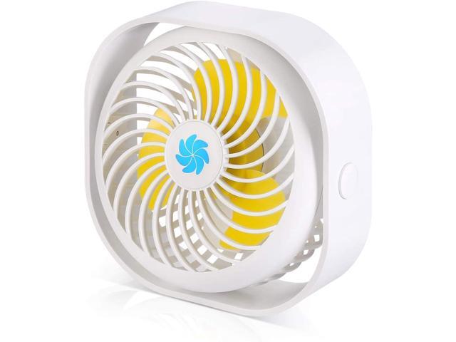 USB Fan Desk Table Mini Personal Desktop Fan for Home Office Bedroom Car Outdoor Library Table Desktop Powered by USB