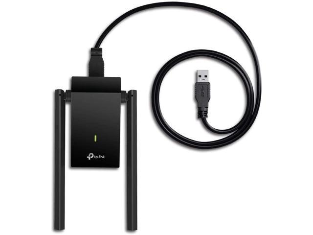 TP-Link USB WiFi Adapter for PC (Archer T4U Plus)- AC1300Mbps Dual Band Wireless Network Adapter for Desktop with 24GHz/5GHz High Gain 5dBi